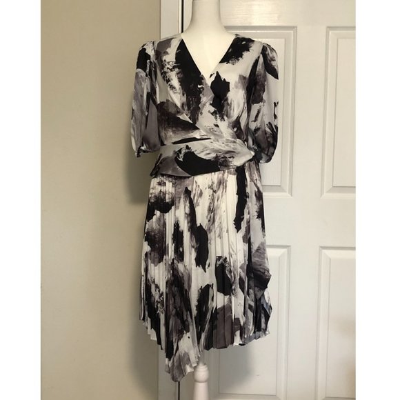 BCBGMAXAZRIA  Asymmetrical Hem Cocktail Dress - Picture 1 of 8